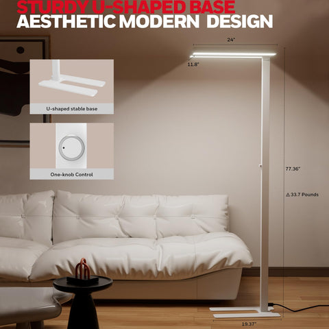 Honeywell lamp features up to 30,000 hours of LED life for low upkeep.