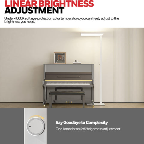 Honeywell floor-lamp assembly guide photo helps quick setup.