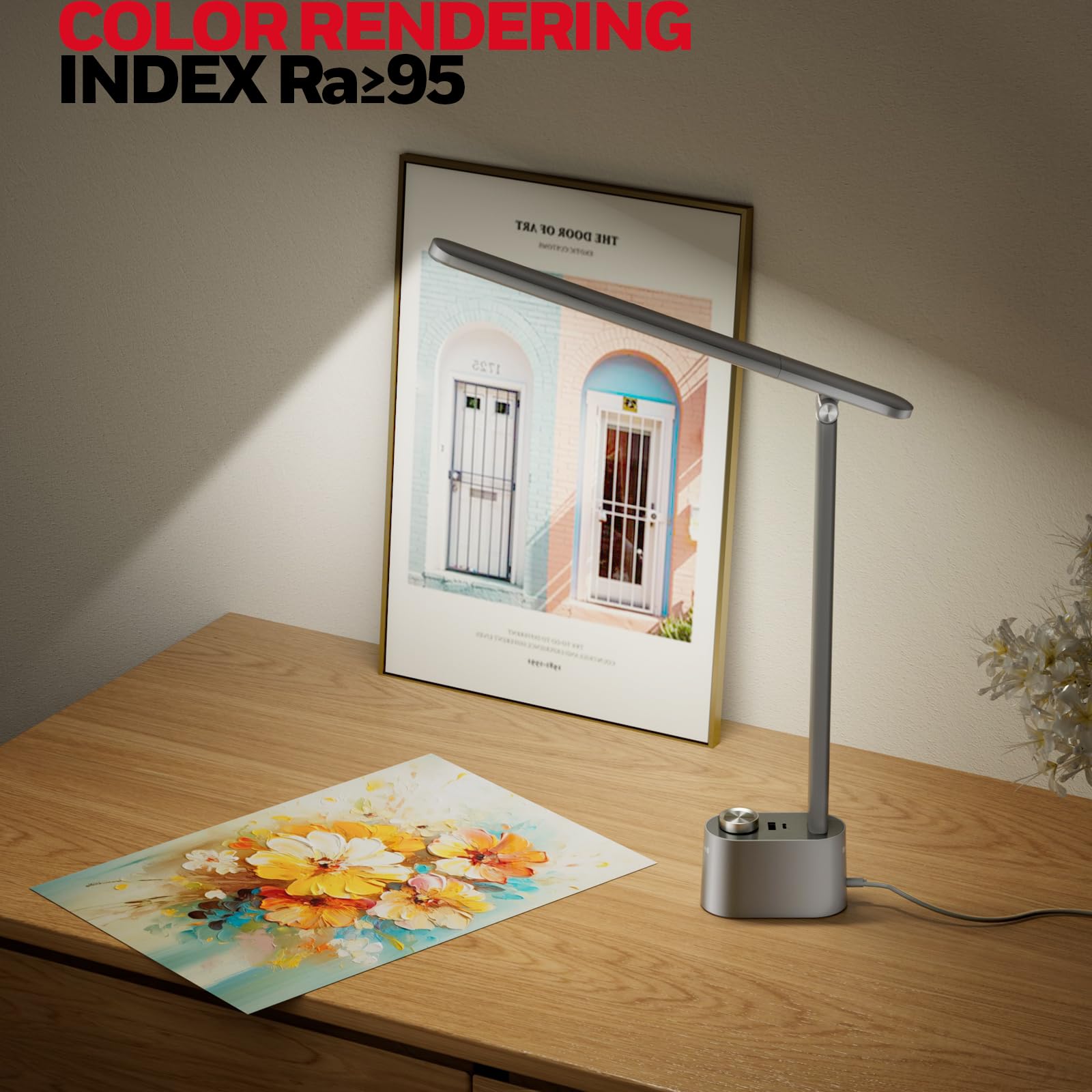 Honeywell H01 Pro Sunturalux full-spectrum CRI95 light for accurate color perception.