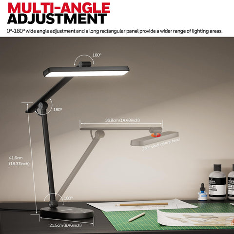 Honeywell H4 five brightness levels for tailored desk lighting.