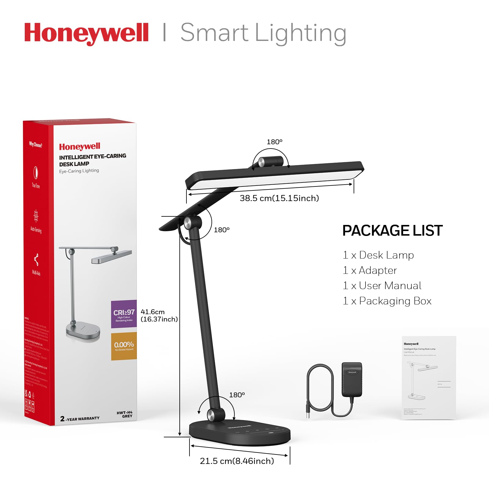 Honeywell H4 high CRI for accurate color rendering.