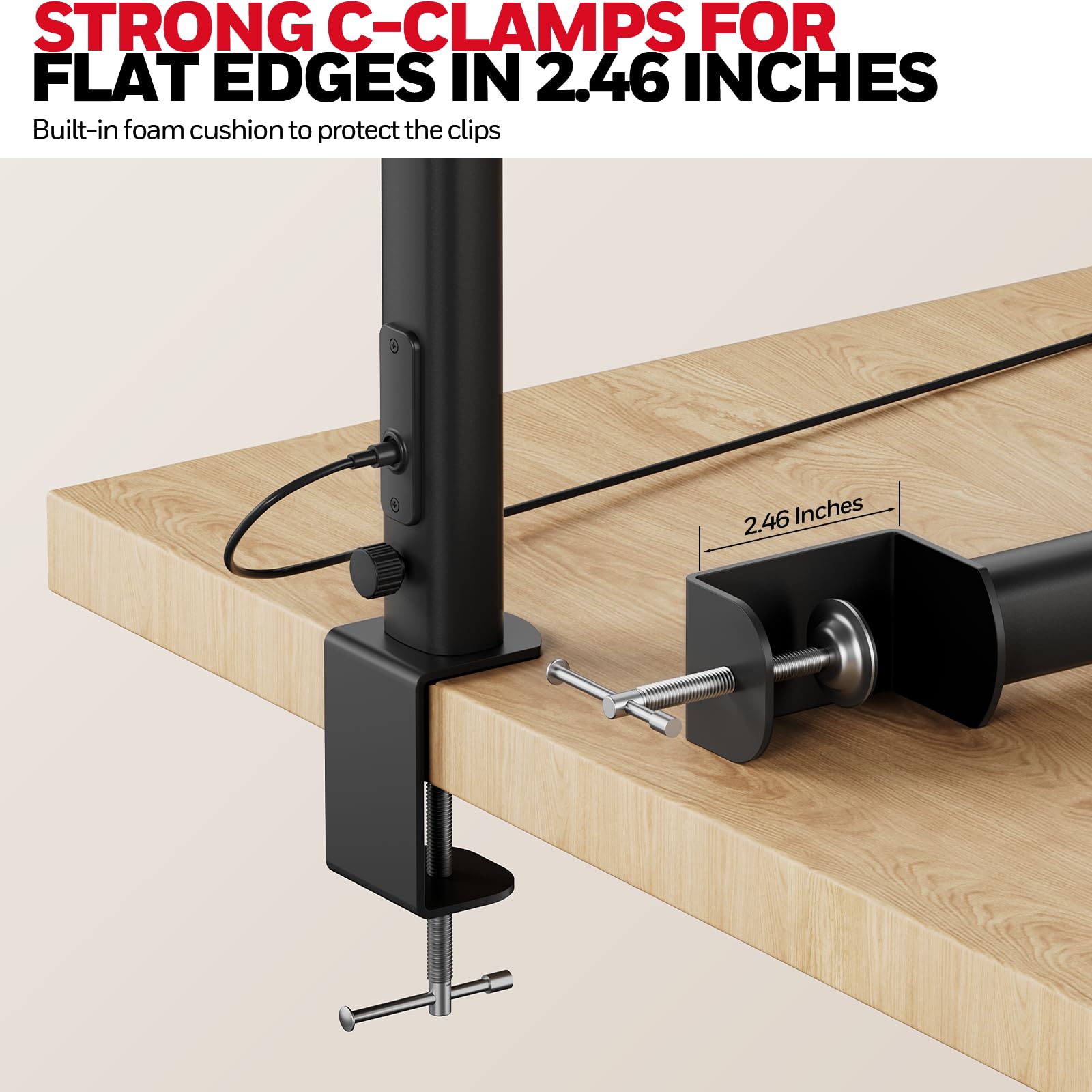 Honeywell HJ1 Sunturalux desk setup shows easy placement and space efficiency.
