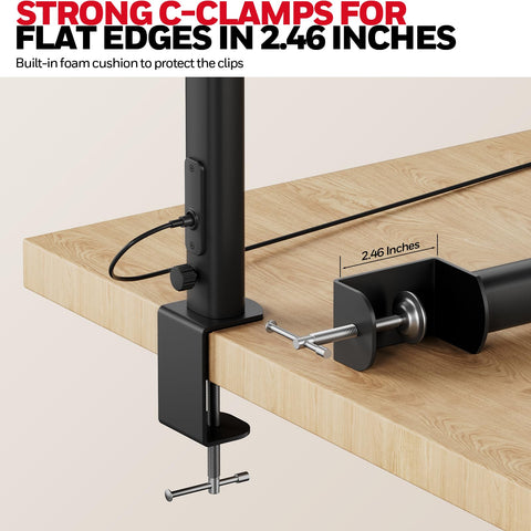 Honeywell HJ1 Sunturalux desk setup shows easy placement and space efficiency.