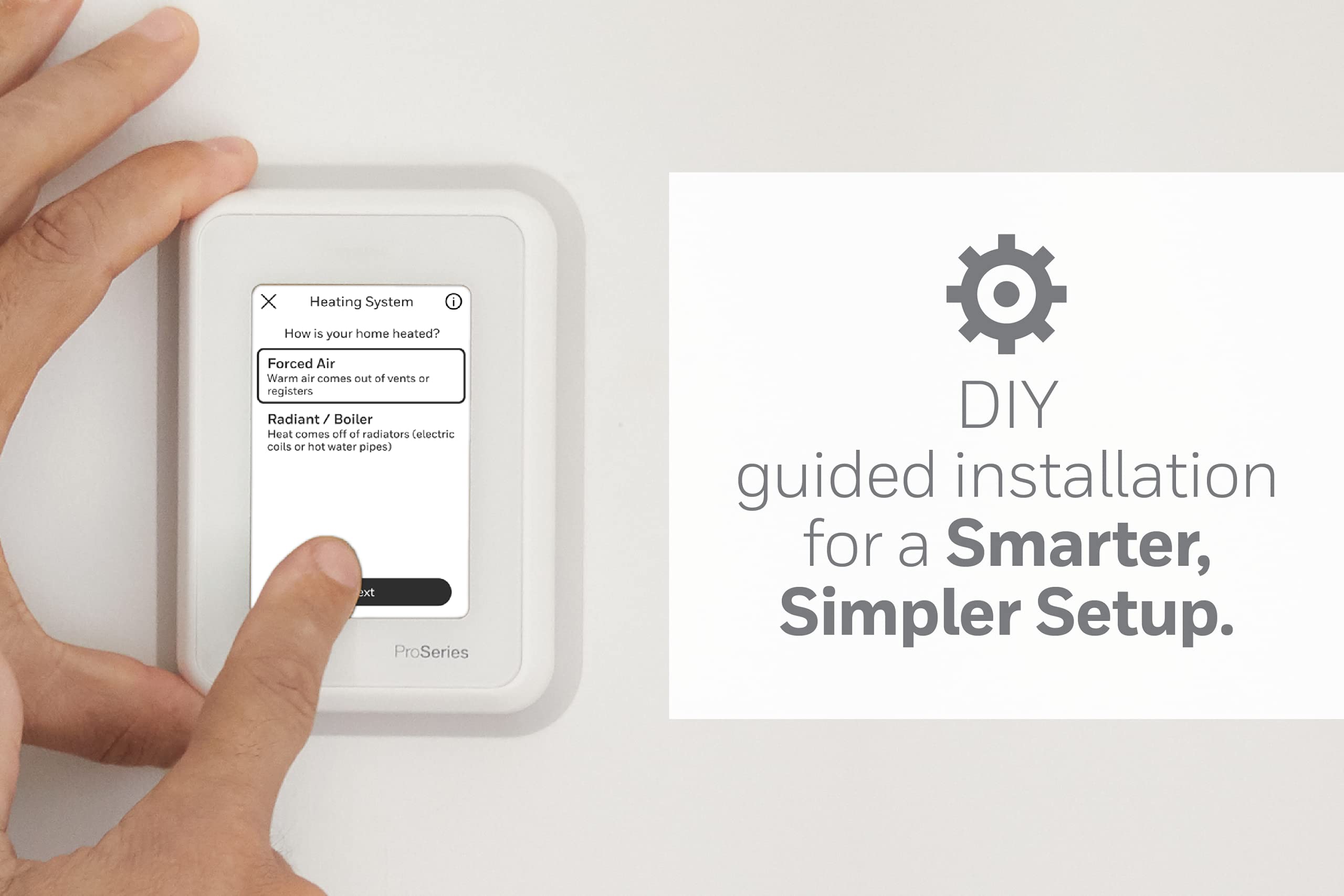 Included C-wire adapter for easy installation.