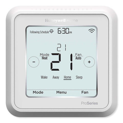 Honeywell Home Lyric T6 Pro front panel with touchscreen for easy programming