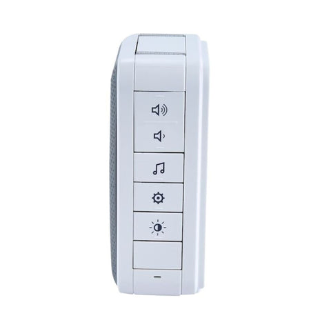 Honeywell Home RDWL313A2000/E halo LED push button detail improving entryway visibility.
