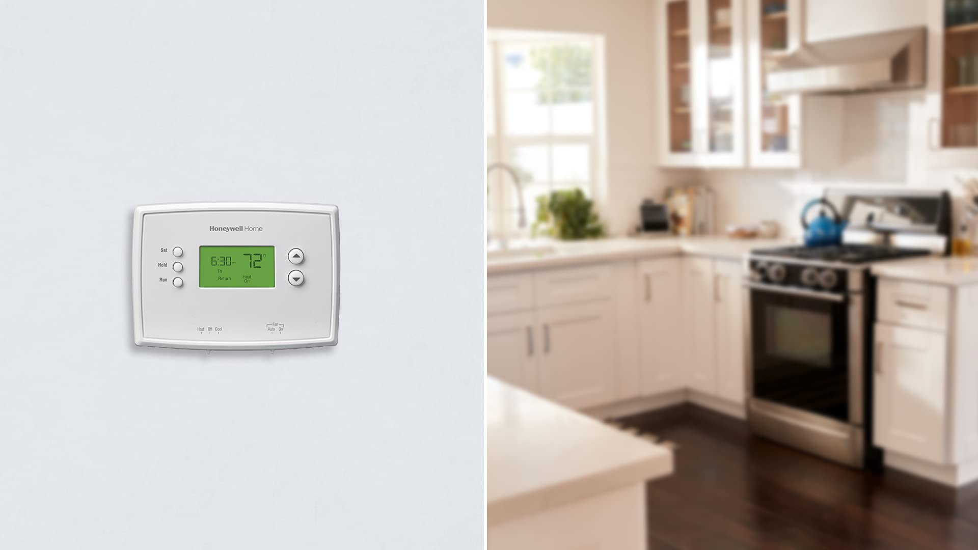 Honeywell Home RTH2300B1038 reminders highlight battery and filter alerts