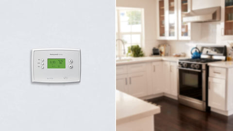 Honeywell Home RTH2300B1038 reminders highlight battery and filter alerts