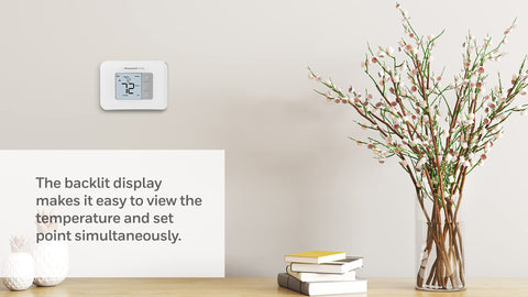 RTH5160D1003 from Honeywell Home supports most heating and cooling systems.