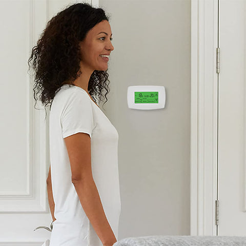 Honeywell Home RTH7600D 7-day programmable display saves energy with schedules.