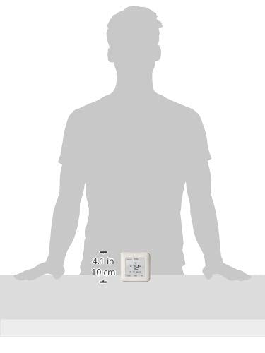 Honeywell RTH8560D power options illustrate battery and hard wired configurations