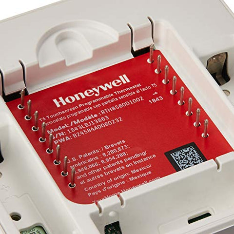 Honeywell RTH8560D wall mount kit ready for simple installation