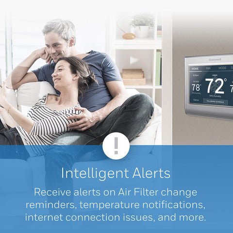 Honeywell Home RTH9585WF1004 flexible scheduling supports routines and peak pricing periods.