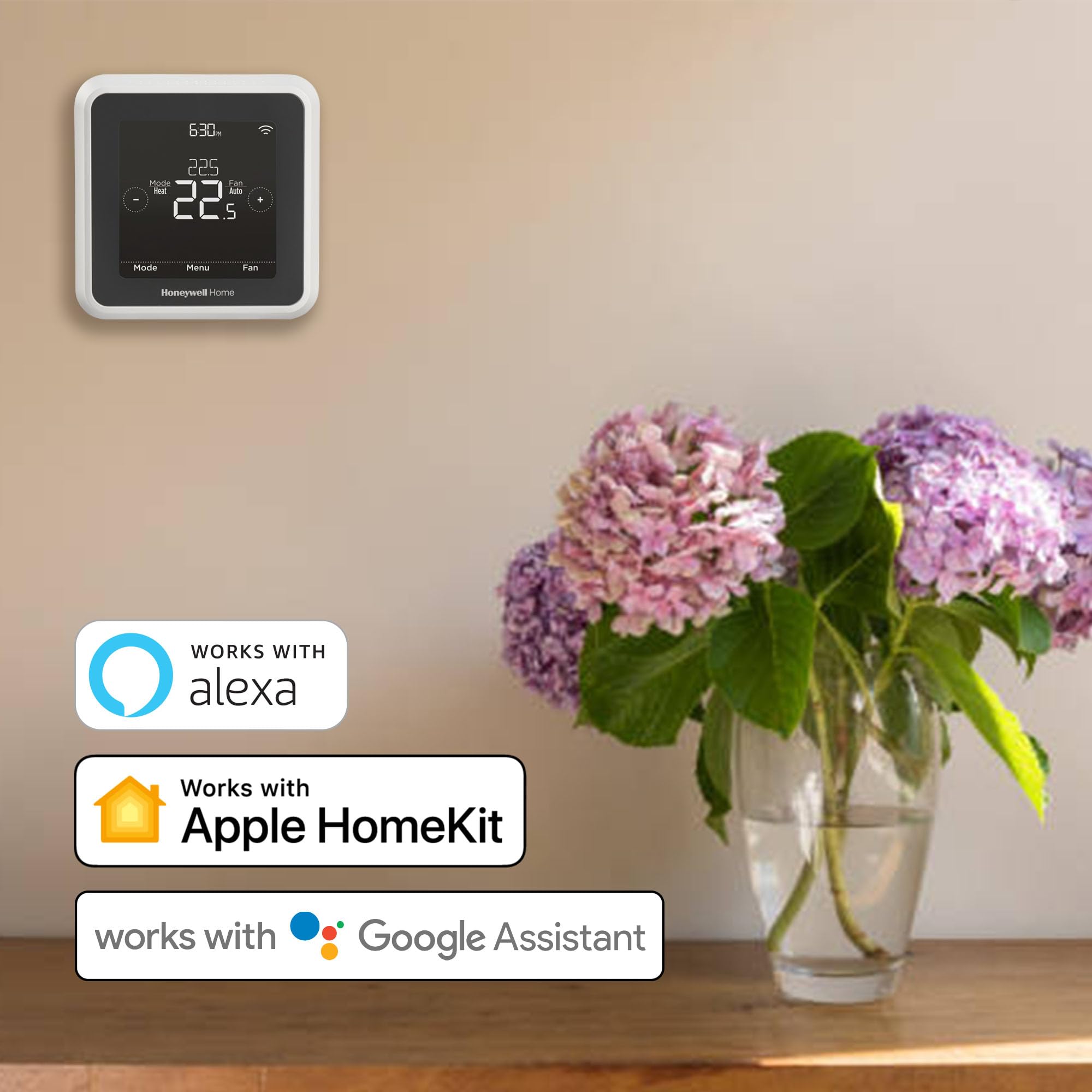 Honeywell Home T5 with ENERGY STAR certification signals efficiency.