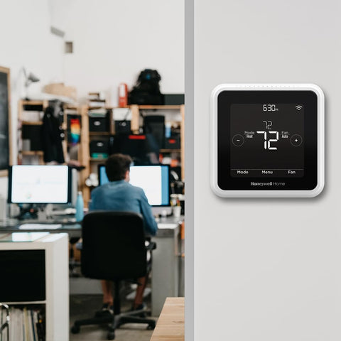 Honeywell Home T5 lets you control remotely from your smartphone.