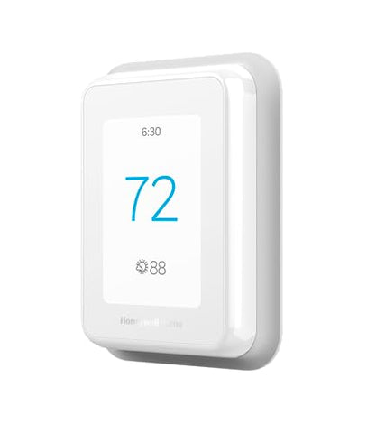 T9 touchscreen displaying multi-room scheduling for easy family comfort.