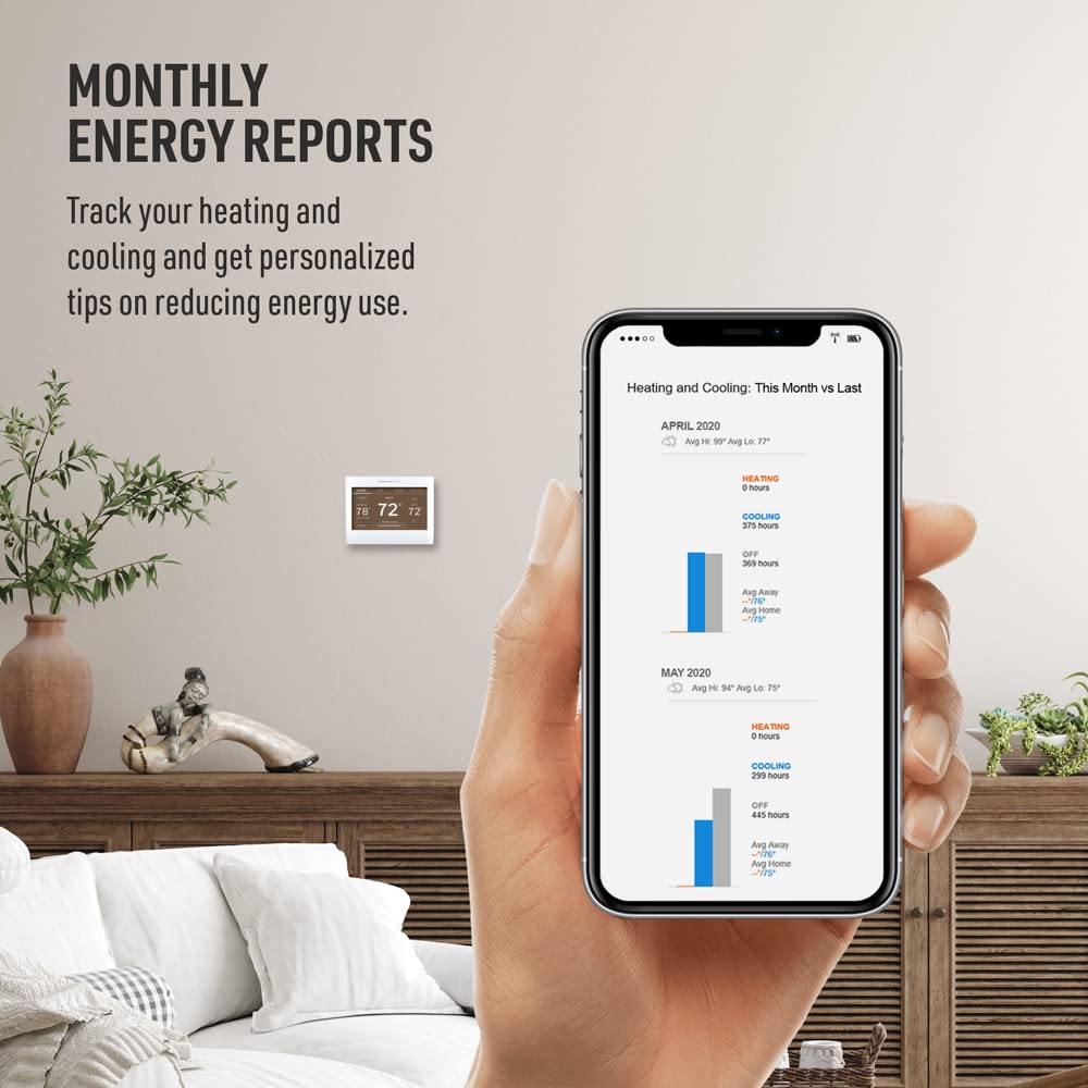 Honeywell Home RTH9600WF compatible with most heat/cool systems for flexible installation