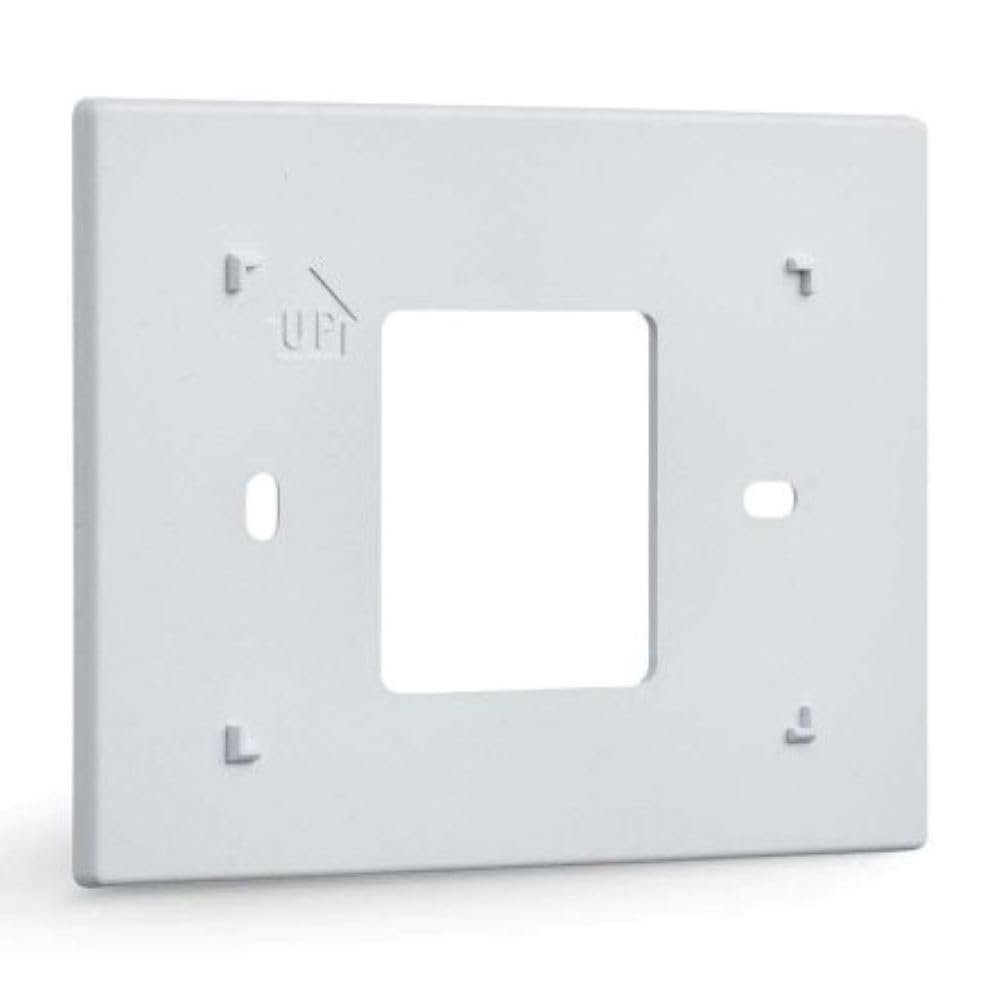 Honeywell Home mounting hardware ready for wall installation