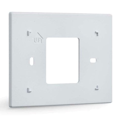 Honeywell Home mounting hardware ready for wall installation