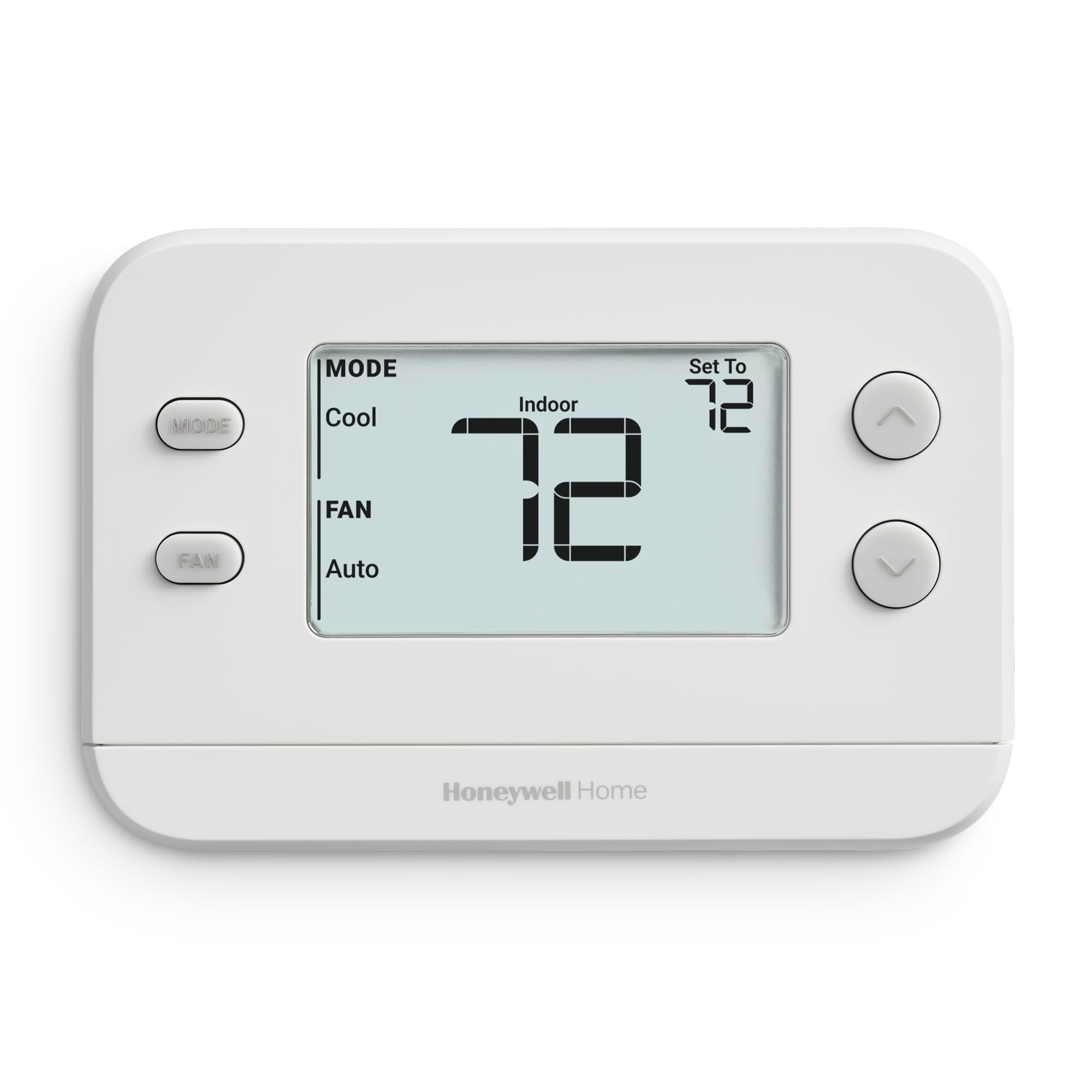 Honeywell Home X1N thermostat front view with a large backlit display.