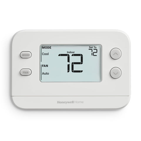 Honeywell Home X1N thermostat front view with a large backlit display.