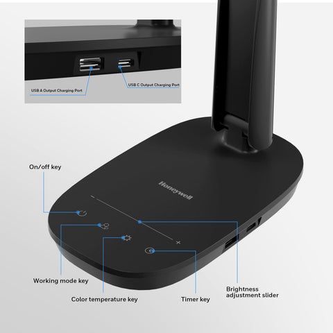 Honeywell HWT-H2 folding-design highlights compact storage.