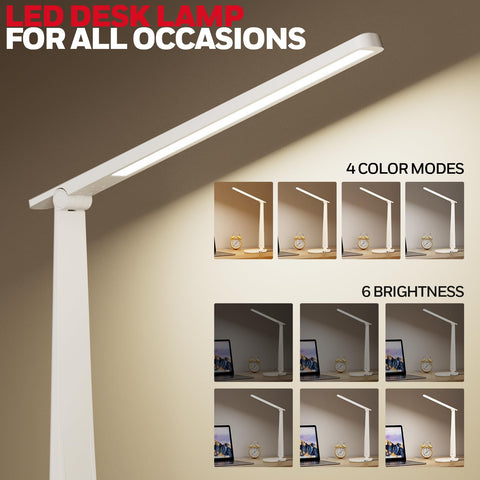 Honeywell LED desk lamp color temperature control for warm to cool tasks