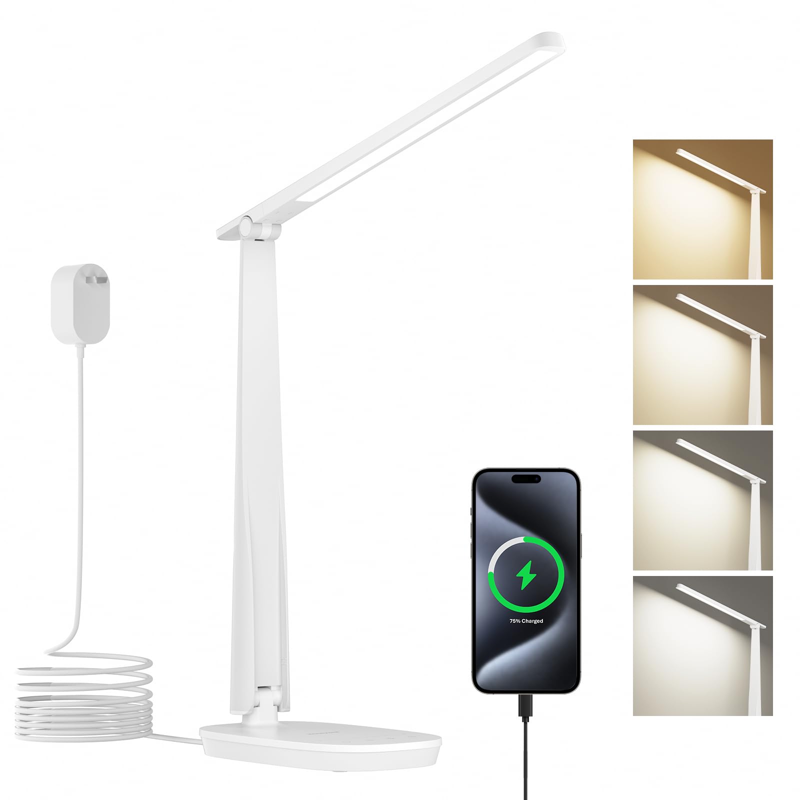 Honeywell LED desk lamp compact design fits small desks