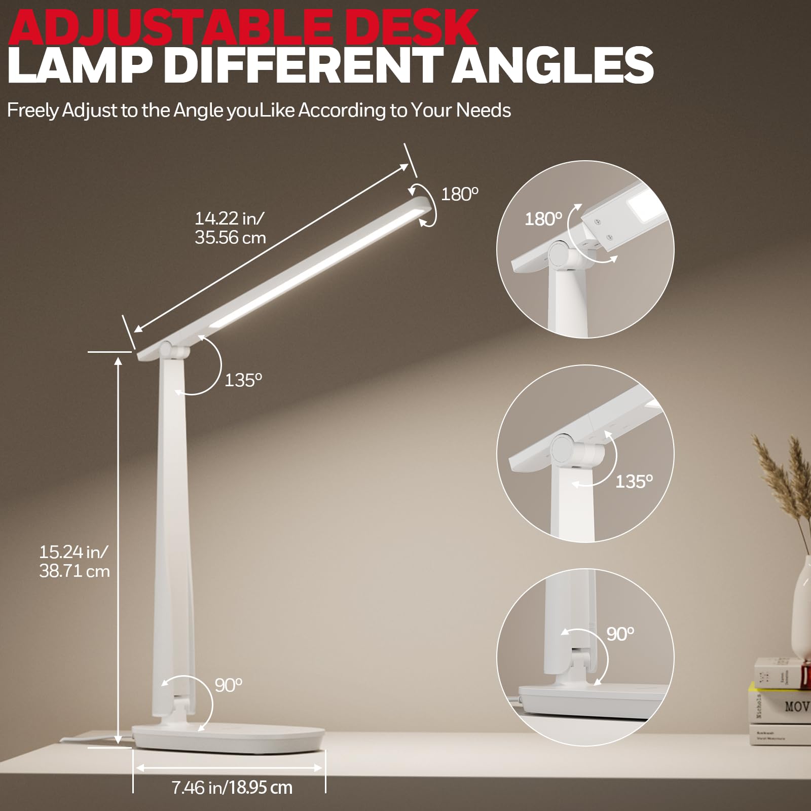 Honeywell LED desk lamp timer enables automatic shut-off after use