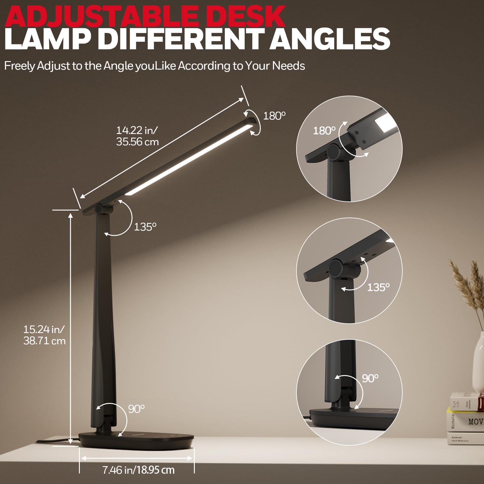 Built-in timer on Honeywell lamp for short reading sessions