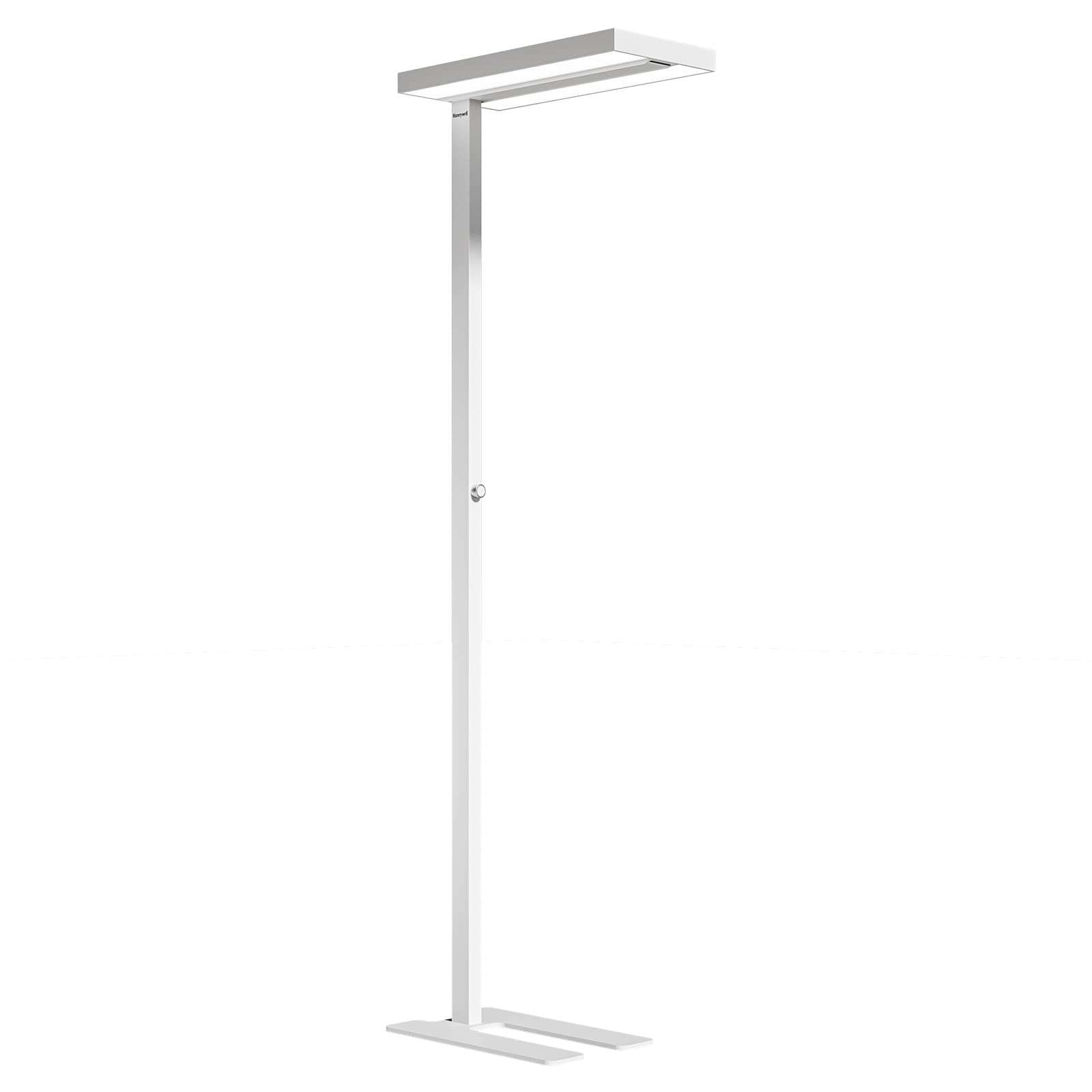 Honeywell 02E Sunturalux LED floor lamp tall panel illuminating a wide area
