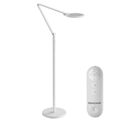 Honeywell LED floor lamp with dual uplight and downlight for balanced illumination