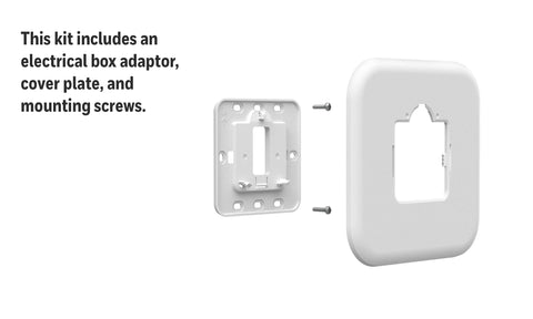 Mounting screws in the Honeywell kit for quick installation