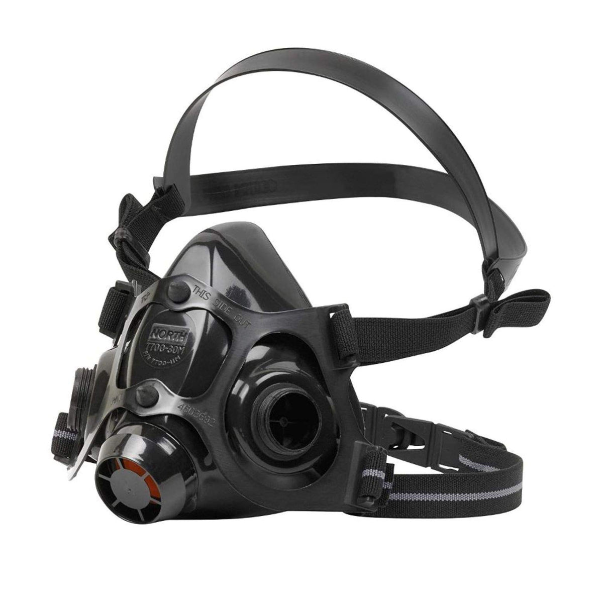 Honeywell North 7700 silicone half-mask respirator, large size, comfortable seal for dusty environments