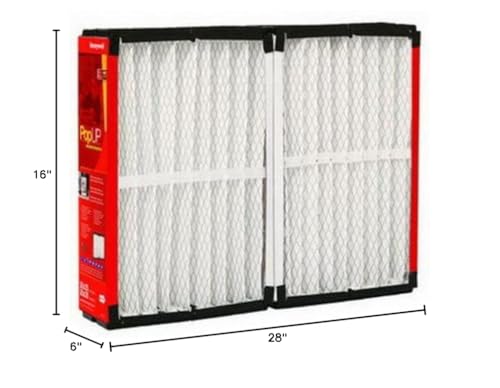 Honeywell Popup2400 filter pack side view highlights compact, space-saving design