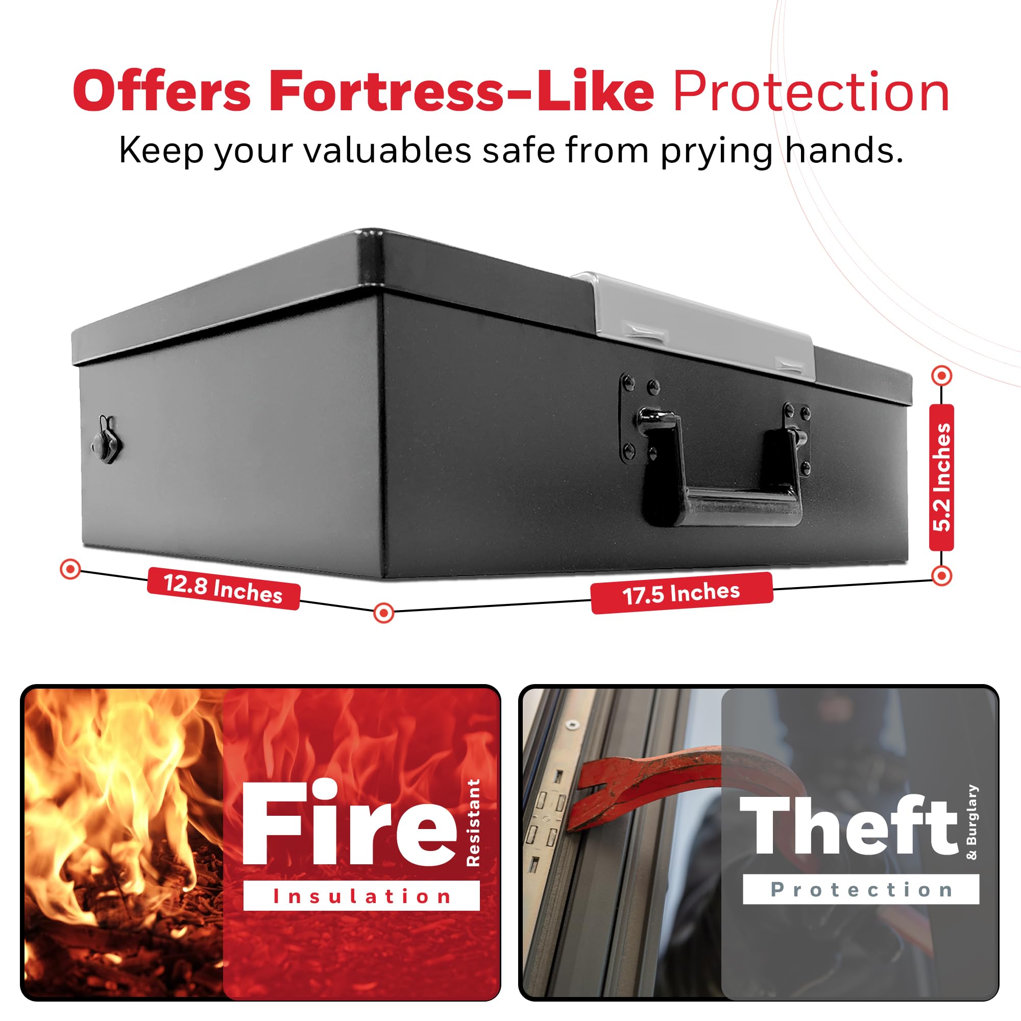 Honeywell compact safe ideal for home or small office storage.