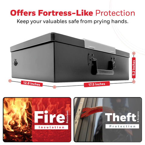 Honeywell compact safe ideal for home or small office storage.