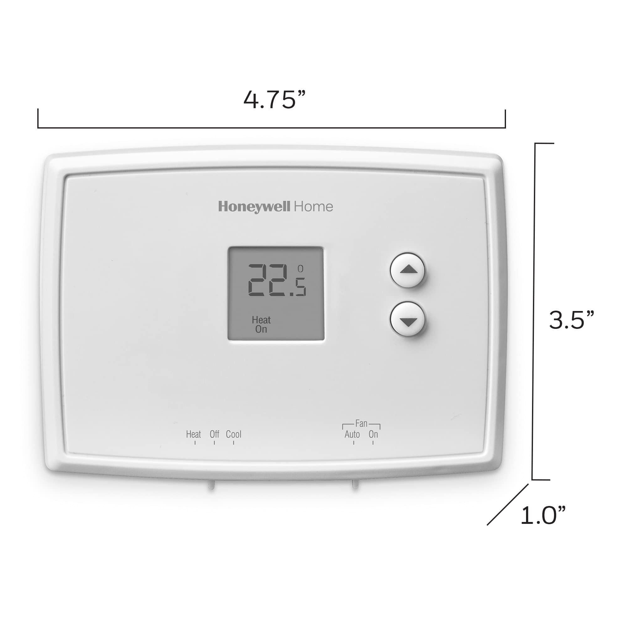 Honeywell RTH111B installation diagram shows quick, simple setup