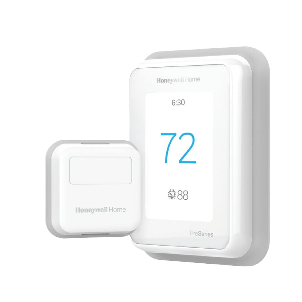 Honeywell T10+ Pro thermostat front view showing modern design for easy daily control