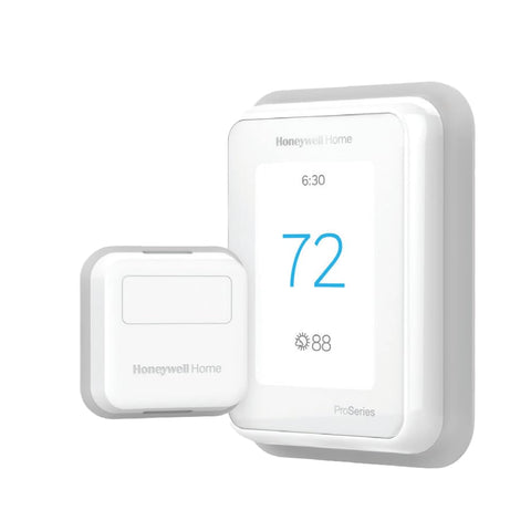 Honeywell T10+ Pro thermostat front view showing modern design for easy daily control