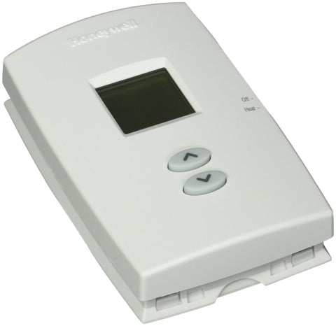 Honeywell TH1100DV1000 backlit display for easy ambient temperature reading