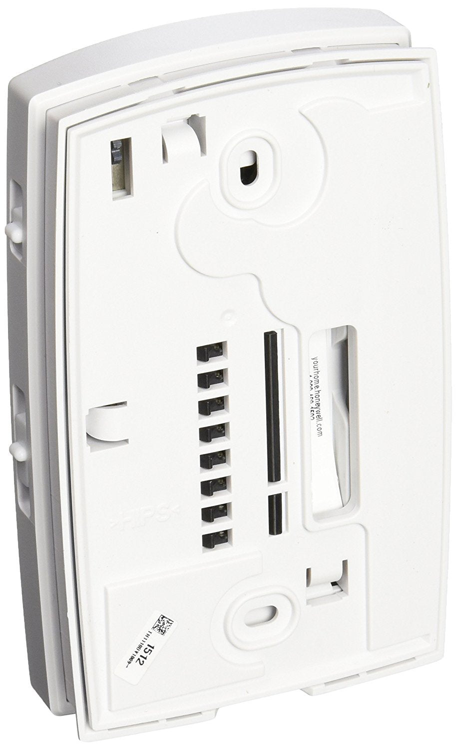 Honeywell TH1110DV1009 controls-dial close-up for intuitive, quick adjustments