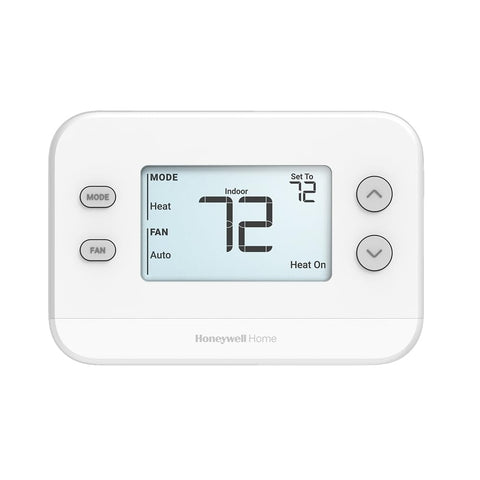Honeywell TH1110U4000/U T4 Pro programmable thermostat front display for easy temperature control and energy management.