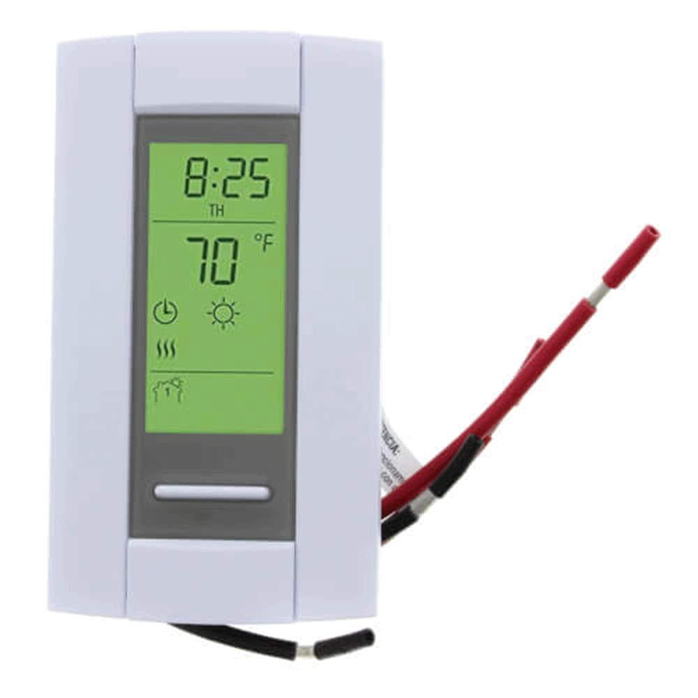 Honeywell TH115-AF-GA radiant thermostat front view for ambient and floor control.