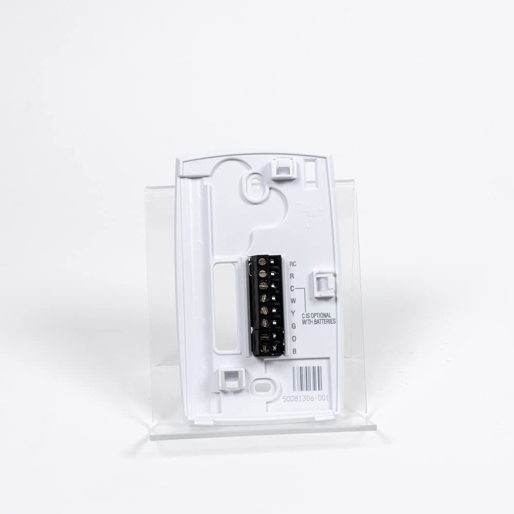 Packaging for Honeywell TH2110DV1008 PRO 2000 thermostat with setup guide