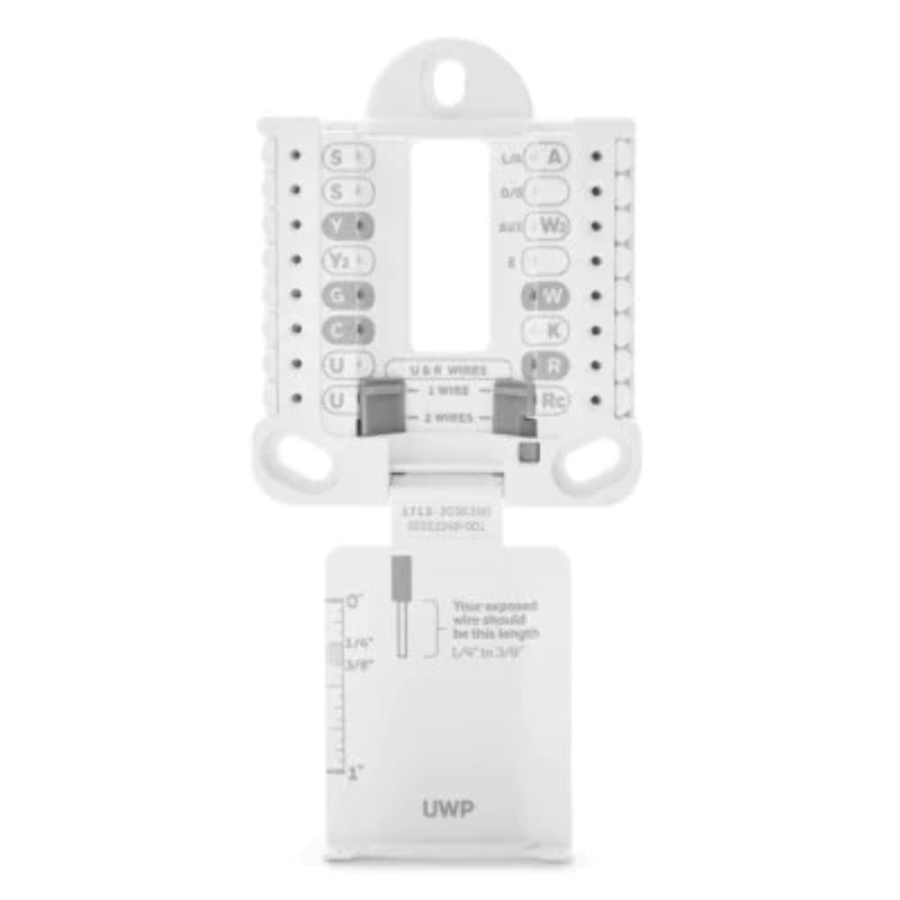 Honeywell TH4210U2002 Pro UWP mounting system ready for installation