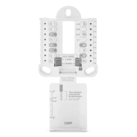Honeywell TH4210U2002 Pro UWP mounting system ready for installation