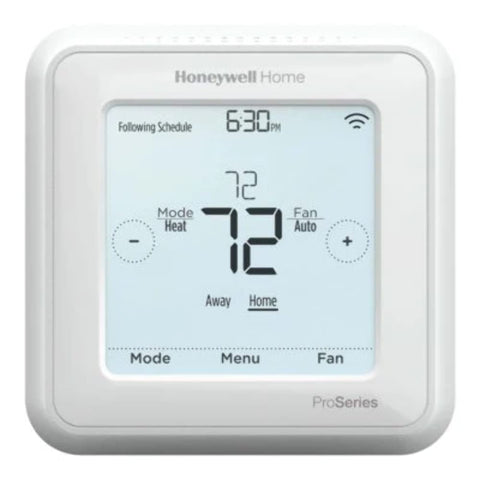 Honeywell TH6320ZW2003 display and controls for intuitive scheduling and adjustment
