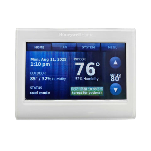 Honeywell TH9320WF5003 color touchscreen thermostat for easy on-device programming