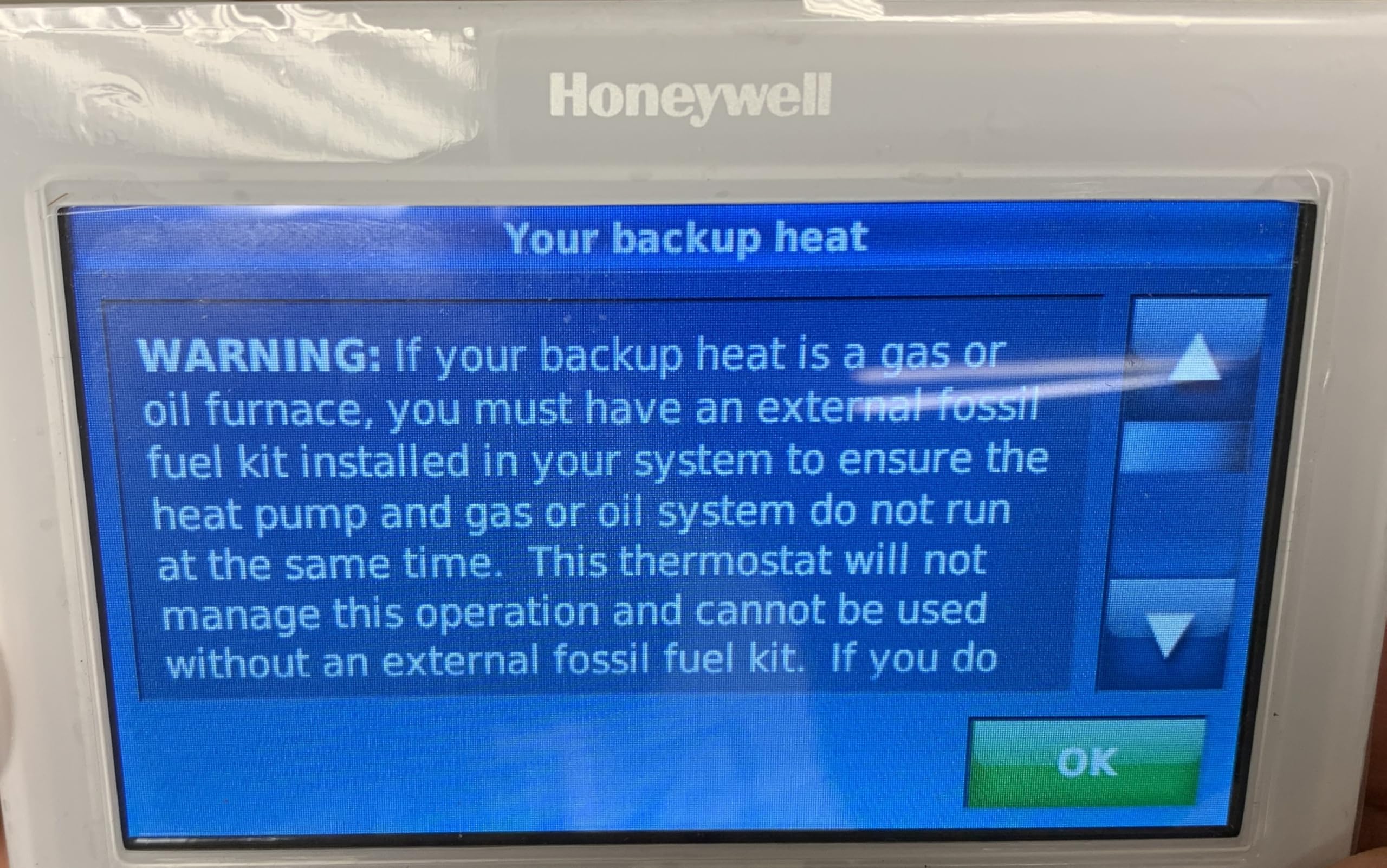 Honeywell TH9320WF5003 compact 3.5 x 4.5 inch display